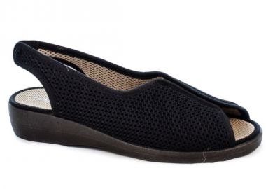 Πέδιλα γυναικεία | Υφασμάτινα | Υφαντίδης | 501867 | Μαύρο - Υφαντίδης - 